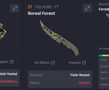 Is this trade worth it? ★ Hydra Gloves | Rattler (FT) + ★ StatTrak™ Flip Knife | Boreal Forest (FT) → ★ Skeleton Knife | Forest DDPAT (FT)