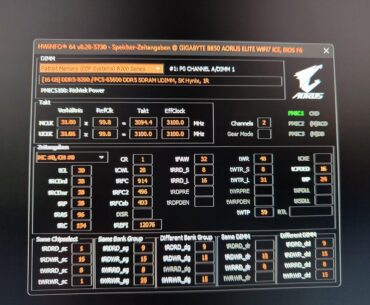 Gigabyte RAM settings