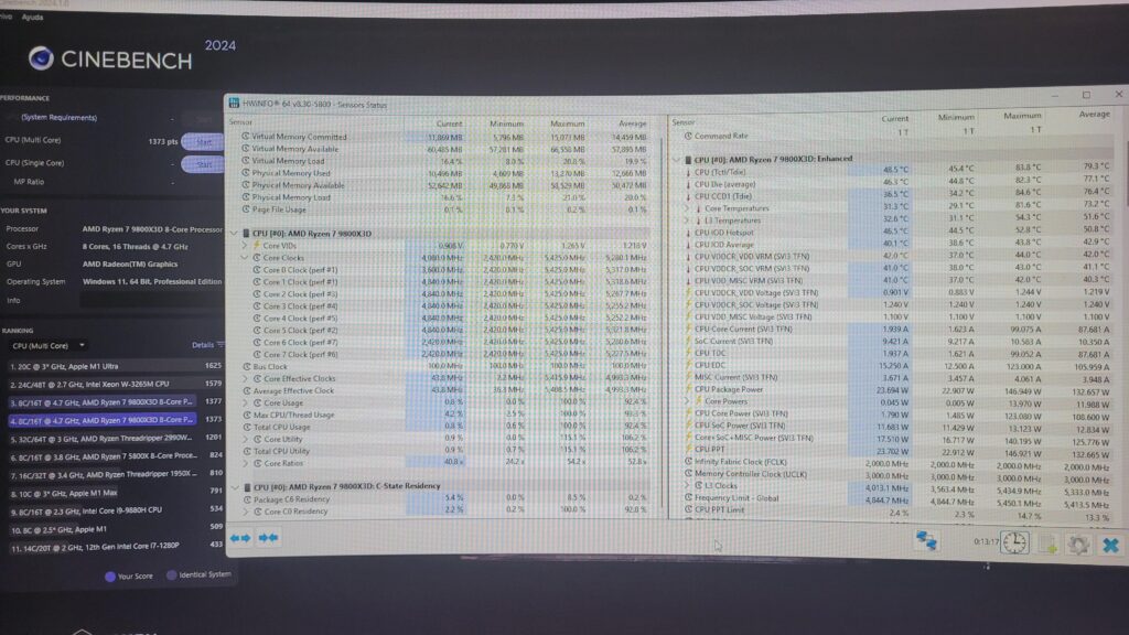 OC values Check – 9800x3D OC values Check - 9800x3D