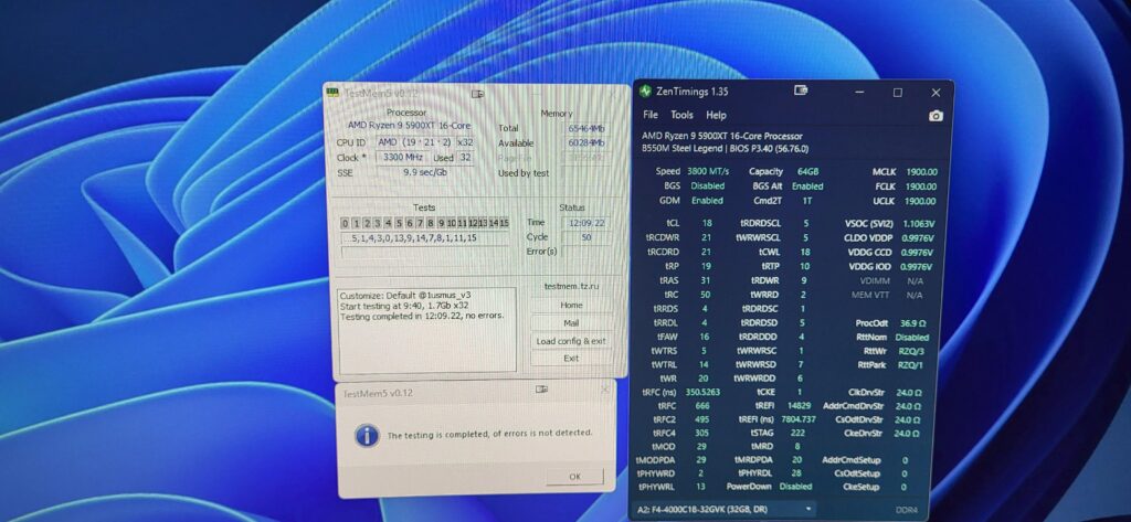 1st time overclocking ram