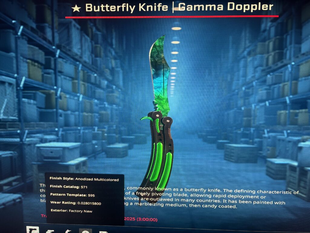 I never dropped a Gold when i open case ,but this trade….