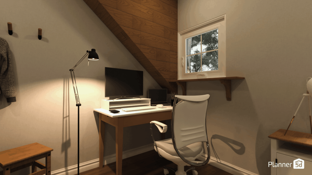 Built this mini workstation in 3d. How would you rate it?