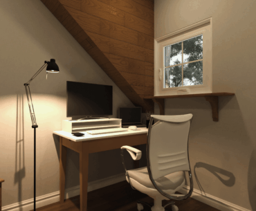 Built this mini workstation in 3d. How would you rate it?