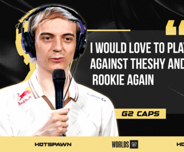 G2 Caps: "I Would Love To Play Against Rookie And TheShy Again" - Worlds 2025 Interview