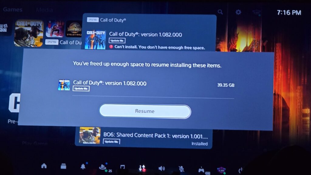 Hey guys, I'm having trouble with this? It says in the back that i dont have space, but i have 200g free and then proceed to show message of the picture. Anyone solve the issue or experience the same thing as me?