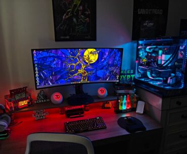 My average setup, Halloween EDT