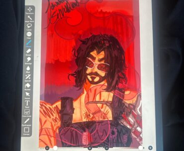 How to do improve this art peice of Johnny silver hand I feel like something is missing