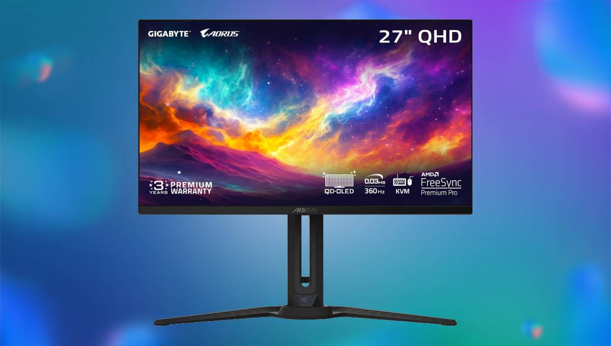 High-end & rapid Gigabyte QD-OLED 360Hz gaming monitor gets decent price cut with Amazon deal High-end & rapid Gigabyte QD-OLED 360Hz gaming monitor gets decent price cut with Amazon deal