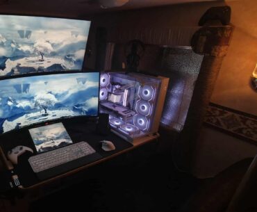 Trailer Life in a Forest w/Starlink