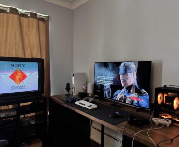 My Retro + Modern gaming setup!