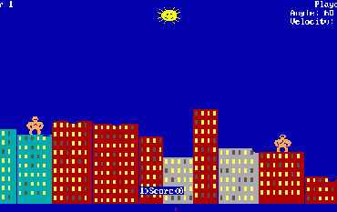 How many of you played Qbasic Gorillas back in the day?