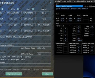 14600kf overclock results
