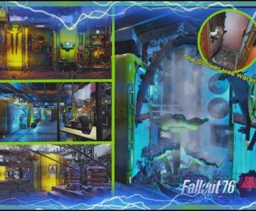 kirro Supaku a cyberpunk inspired Fallout 76 camp build