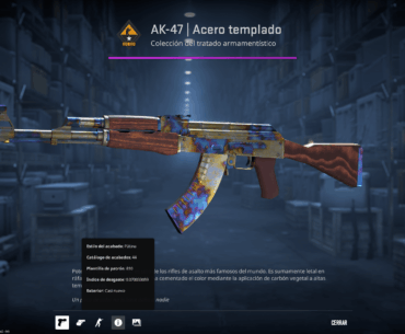 AK-47 | Case Hardened "Blue Arc" (Pattern 810)