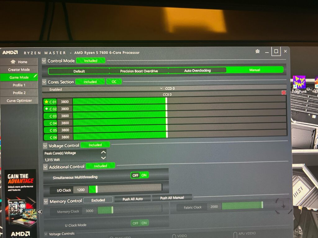 Manual overclocking advice??