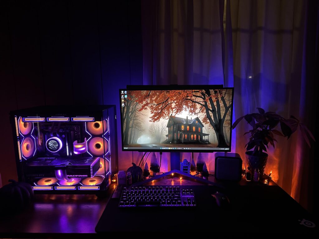 Halloween Vomit on my setup!