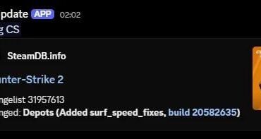 Valve is preparing to roll out surf speed fixes, most likely thanks u/Ok-Clue-3244 bringing awareness to the issue on Reddit