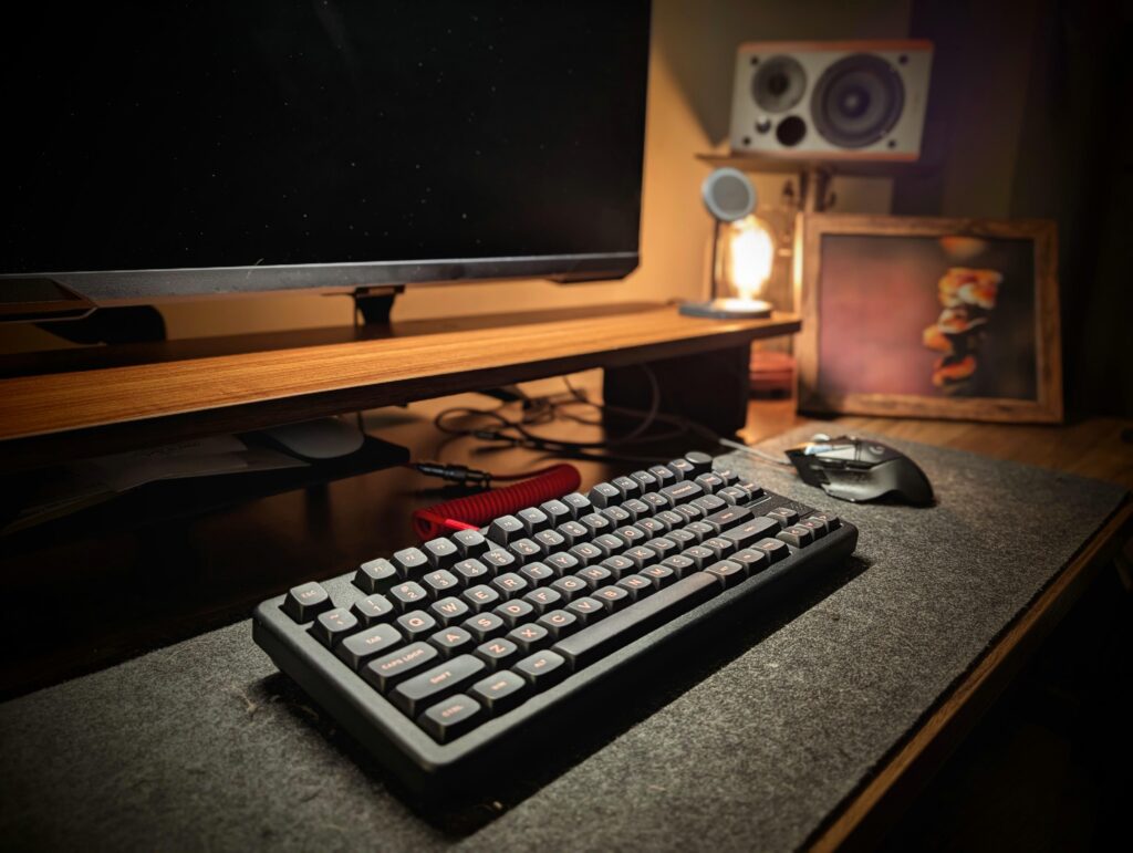 My setup, nothing too fancy here just my happy space.