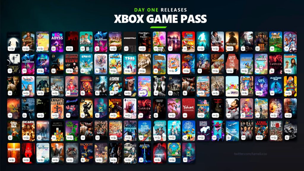 Xbox Game Pass Day One Releases