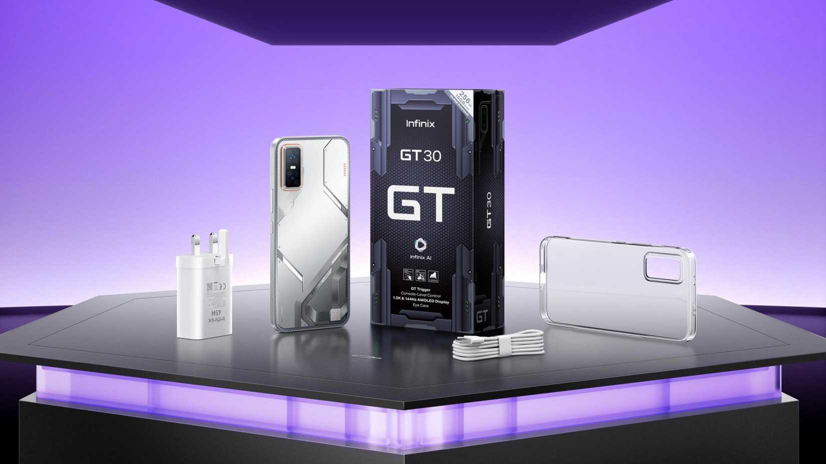 The Infinix GT 30 packaging.