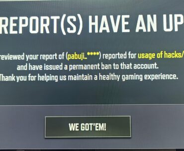 I review every match I have and I always catch 1-3 cheaters per match.