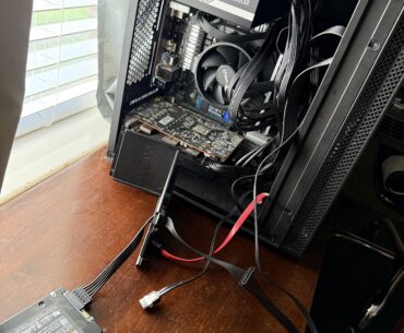 How am I supposed to fit all these cords in this small Powerspec G164?