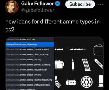 Devs added new icons for different ammo types in CS2