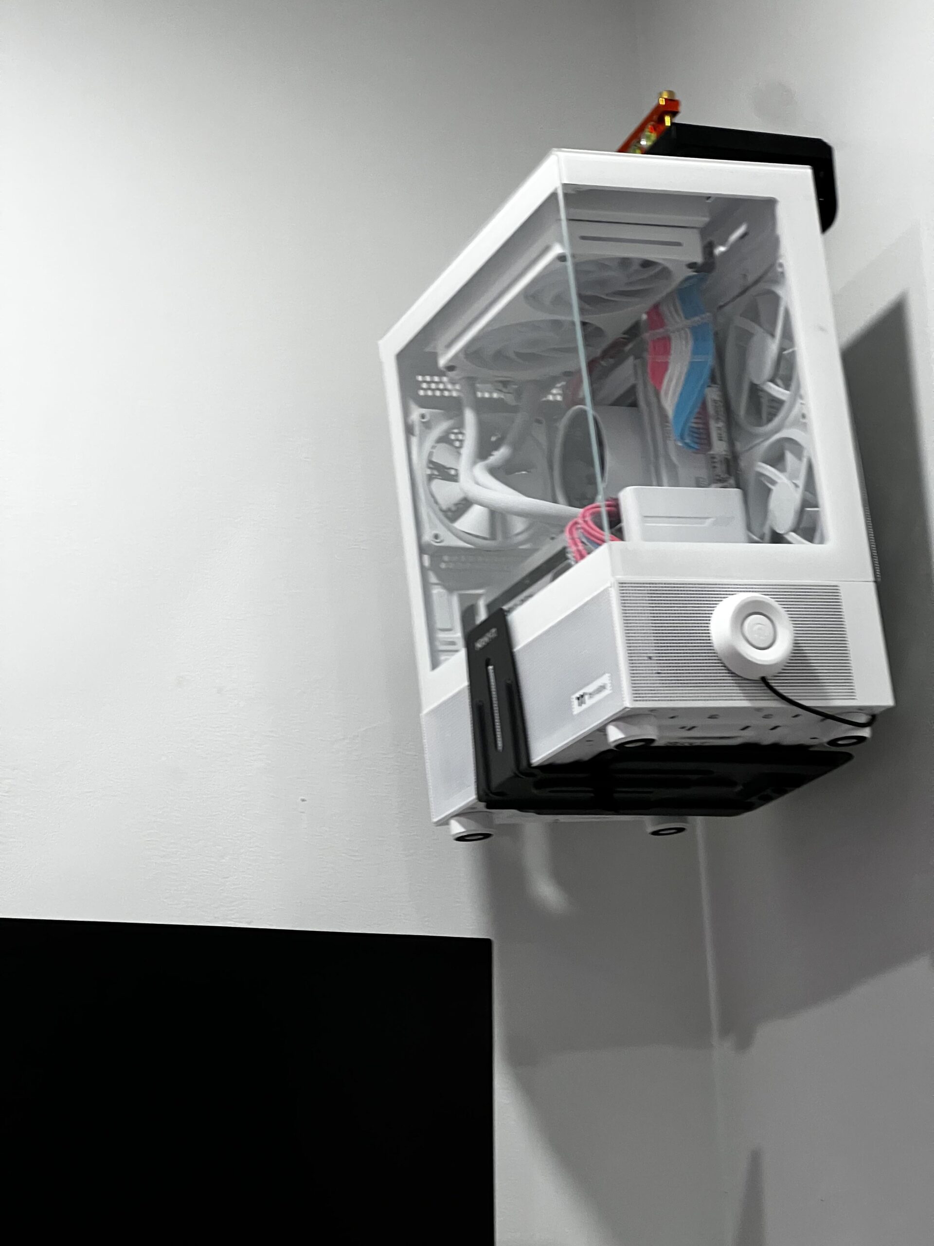 Wife requested I “mount the computer to the wall” Wife requested I “mount the computer to the wall”