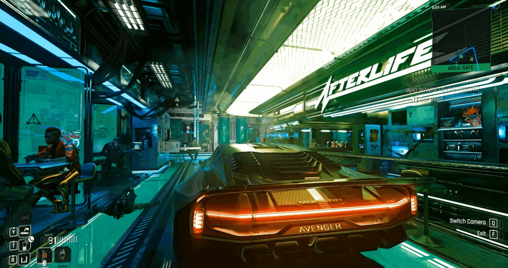 What about driving a car in the Afterlife?