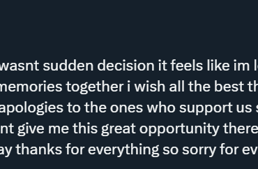Senzu's statement