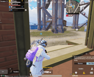 Omg this feature is crazy my teammate random naded me and u can restrain him from moving ...bro I havent laughed that hard for ages I kept doing it the whole game in ultimate royale puby ur crazy haha