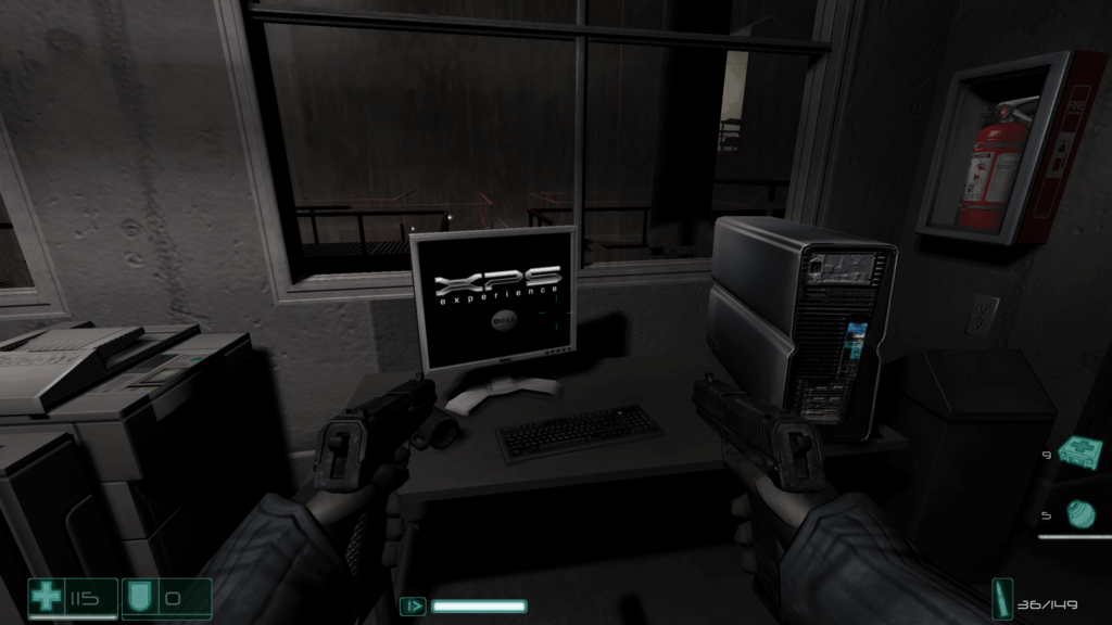 Replaying F.E.A.R (2005) and the expansions and there's a dell XPS system in the game, GOD I always wanted one of these back inthe day.