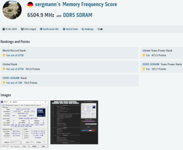 CORSAIR Vengeance DRAM first to break the 13K Milestone by Sergmann!
