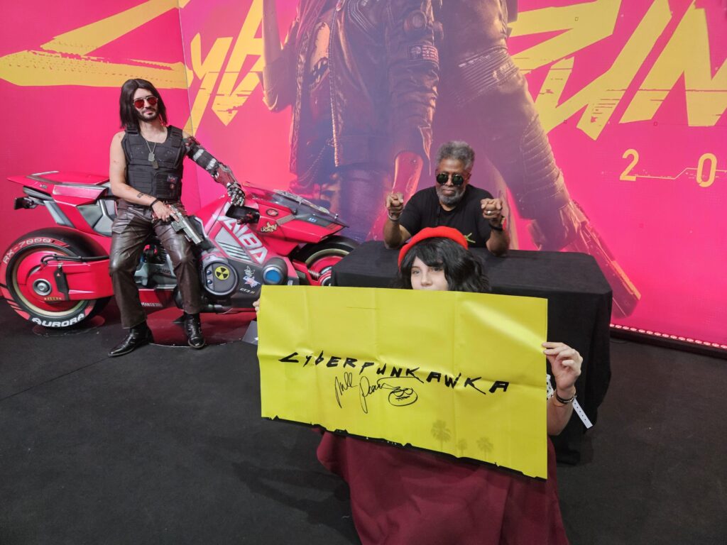 Polish Cyberpunk Community was officialy blessed by Mike Pondsmith today on Poznań Game Arena 🙏