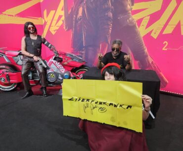 Polish Cyberpunk Community was officialy blessed by Mike Pondsmith today on Poznań Game Arena 🙏