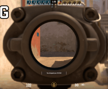 SG 553 is harder to scope in than AUG