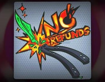 Two designers of HEROIC made a "No Refunds" sticker in honor of the CS update 💀