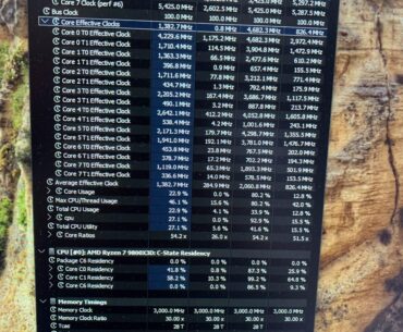 Am I encountering clock stretching?PBO on 9800x3d