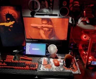Red battlestation from Brazil