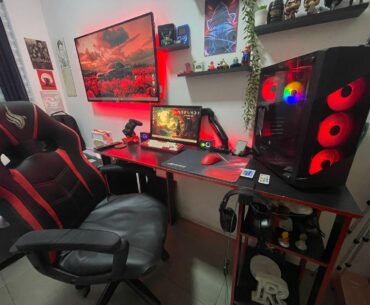 meu humilde setup red