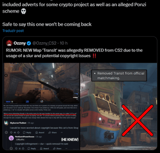 Tranzit map removed because it contained slurs, scams, and copyright violations.