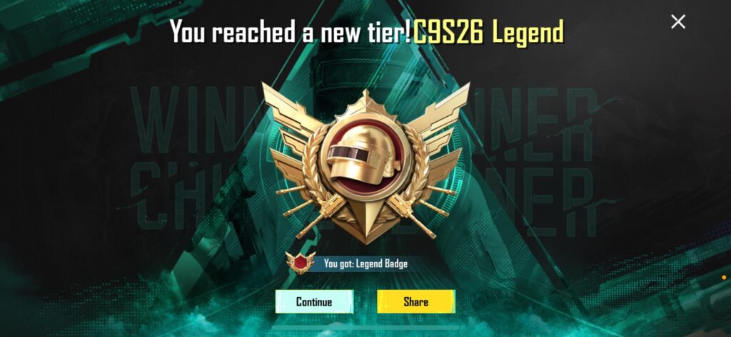 Thus, my journey getting legend is over