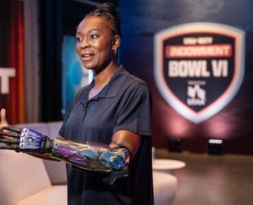 Combat veteran gets adapted to Call of Duty, and a bionic arm to match her game character