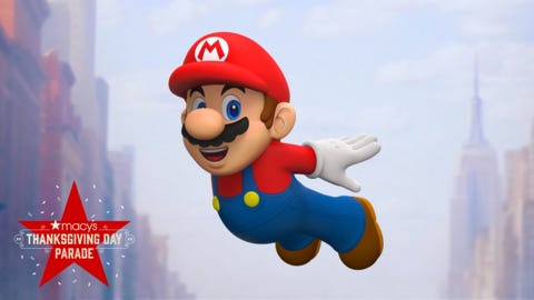 Mario Will Finally Make His Thanksgiving Day Parade Debut With 40th Anniversary Balloon Mario Will Finally Make His Thanksgiving Day Parade Debut With 40th Anniversary Balloon