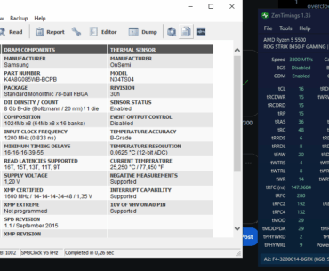 I don't understand why I can't lower the trcdwr.
I try to lower it to 3733, but it won't let me remove the gdm, let alone the trcdwr. Does anyone know what I could do?
My settings are 1.48v dram
1.10 soc voltage