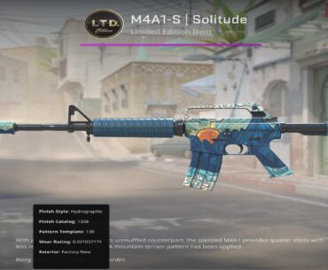 M4A1-S Solitude FN pattern 138