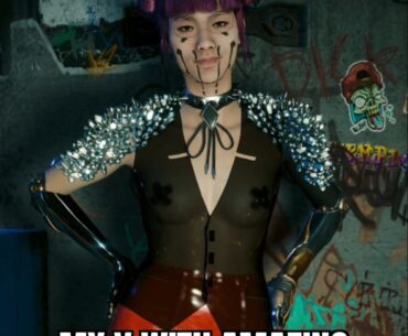 "in Night City, looks are everything, except you lol"