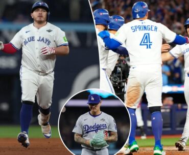 Blue Jays crush Dodgers for World Series Game 1 win