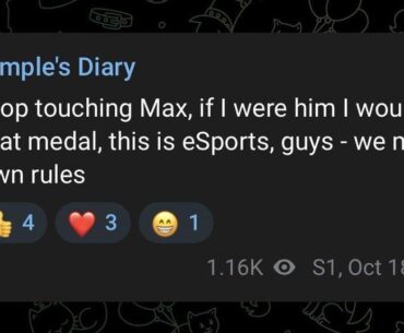S1mple defends kyousuke, and said if it was him he’d burn that 2nd place medal
