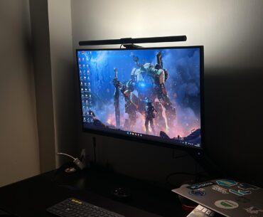 My first desk setup.